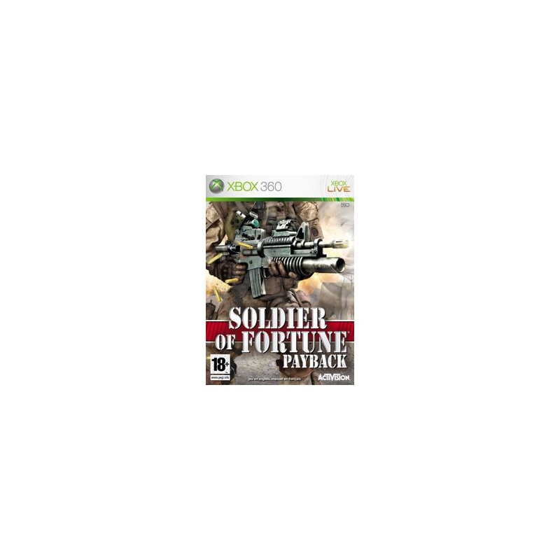 Jeu Soldier of Fortune Payback Xbox 360